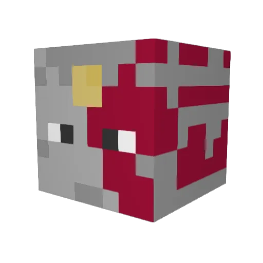 SharkBait30 Minecraft avatar head, 3D render