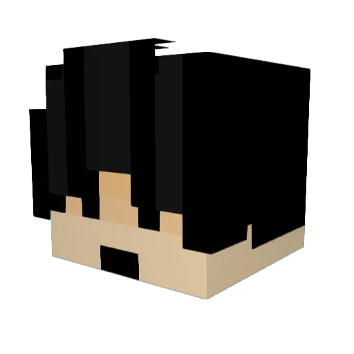 SharkBlox Minecraft avatar head, 3D render
