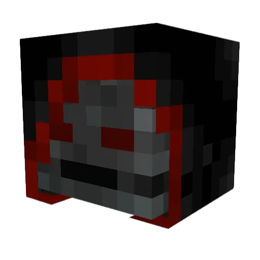 SharkBoss19 Minecraft avatar head, 3D render