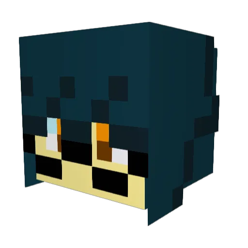 SharkBoy706 Minecraft avatar head, 3D render