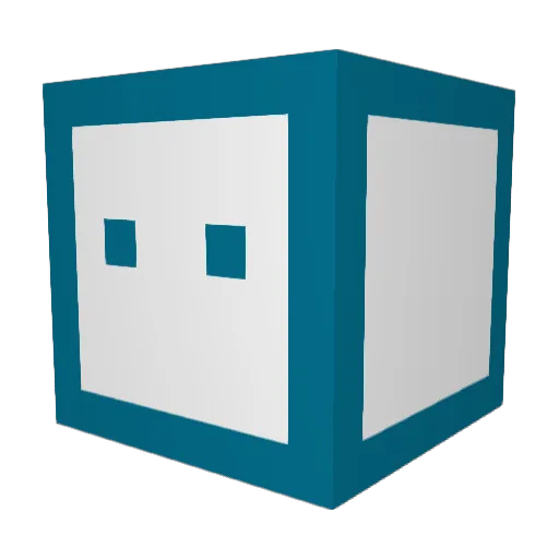 SharkFE Minecraft avatar head, 3D render