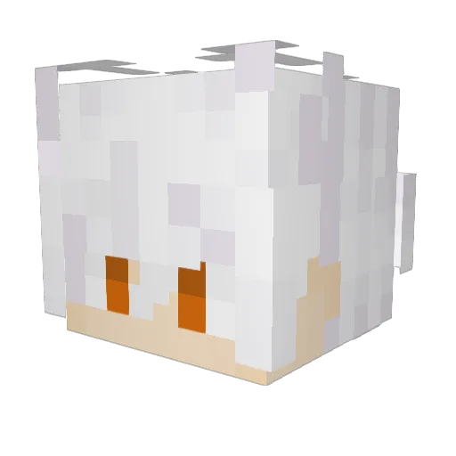 SharkGamer2000 Minecraft avatar head, 3D render