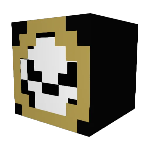 SharkLegend Minecraft avatar head, 3D render