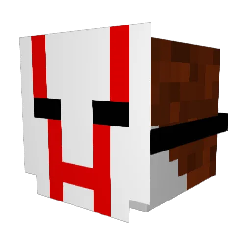 SharkY_TV Minecraft avatar head, 3D render