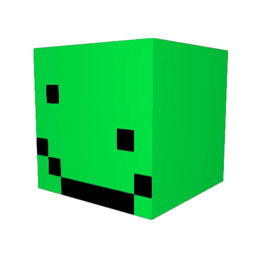 SharkZ90 Minecraft avatar head, 3D render