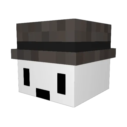 Shark_Fan Minecraft avatar head, 3D render