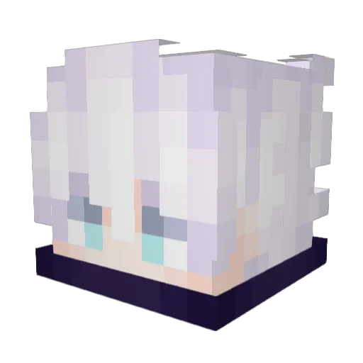 Shark_Kp Minecraft avatar head, 3D render