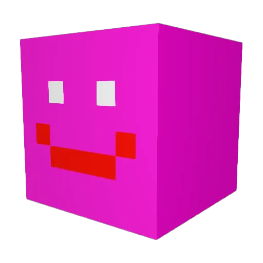 Shark_Licker Minecraft avatar head, 3D render