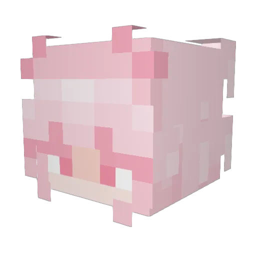 Shark_gang2 Minecraft avatar head, 3D render