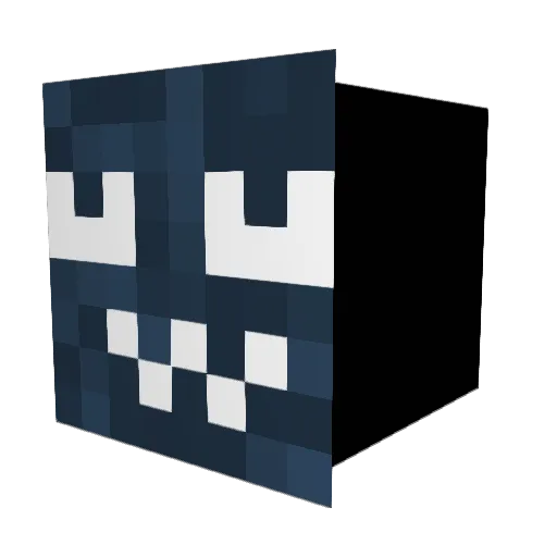 Sharkbabe69 Minecraft avatar head, 3D render