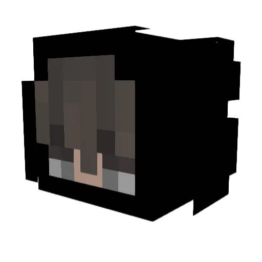 Sharkie333 Minecraft avatar head, 3D render