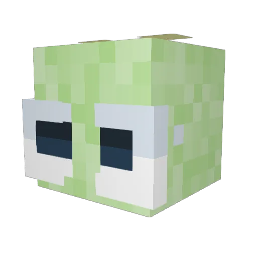 Sharkie_X3 Minecraft avatar head, 3D render
