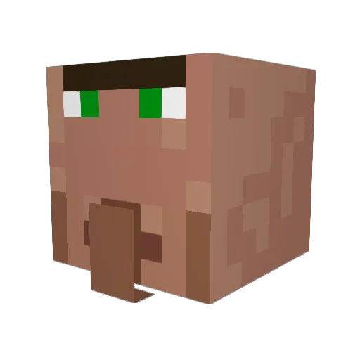 Sharkrain33 Minecraft avatar head, 3D render