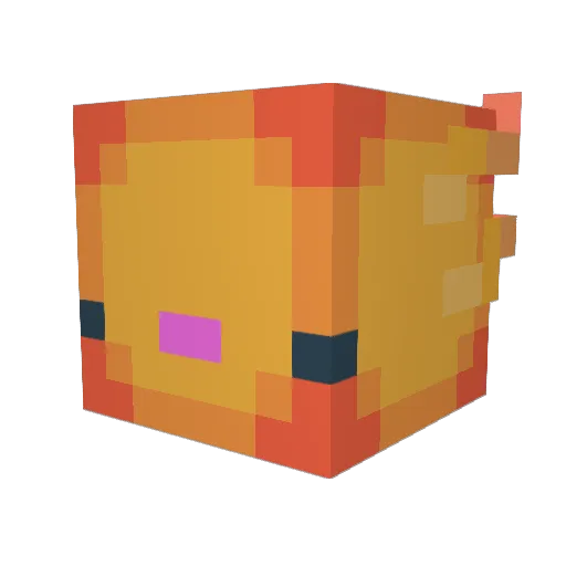Sharktooth309 Minecraft avatar head, 3D render