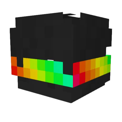 SharkusPlay Minecraft avatar head, 3D render