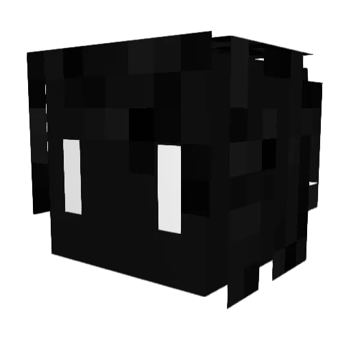 SharkyBlue2006 Minecraft avatar head, 3D render
