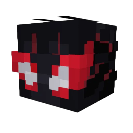Sharky_3582 Minecraft avatar head, 3D render