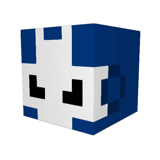 Sharky_LS Minecraft avatar head, 3D render