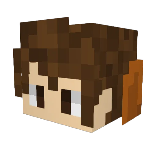 Sharky_boggo Minecraft avatar head, 3D render