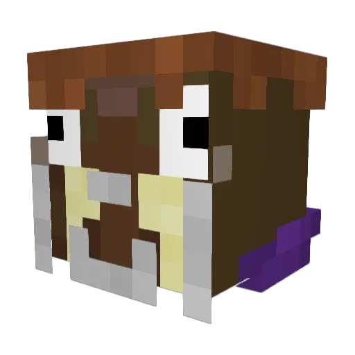 Sharkyfin08 Minecraft avatar head, 3D render