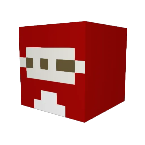 Sharkyyy2k Minecraft avatar head, 3D render