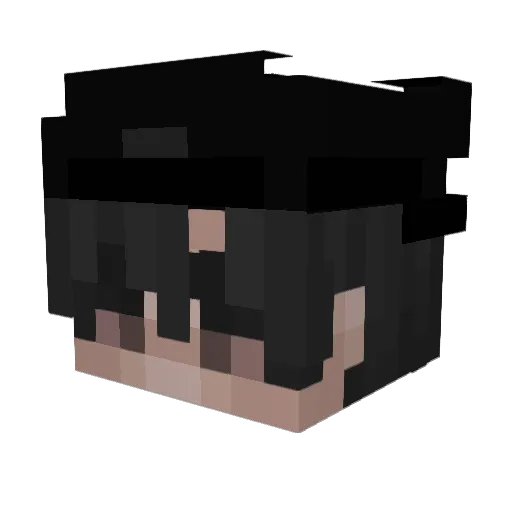 Sharkyyy Minecraft avatar head, 3D render