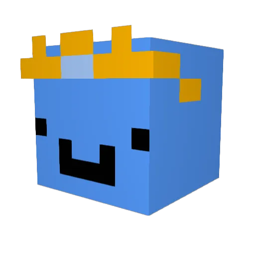 Sharkzy085 Minecraft avatar head, 3D render