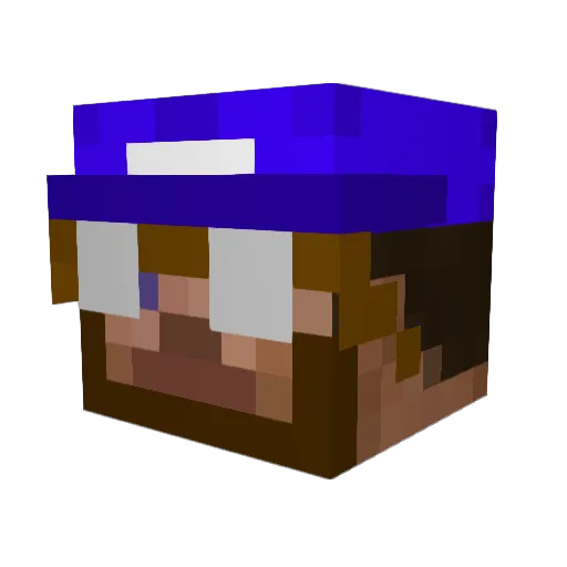 Sharlotan_ Minecraft avatar head, 3D render