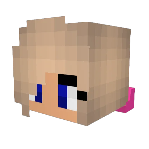 Sharon_GH Minecraft avatar head, 3D render