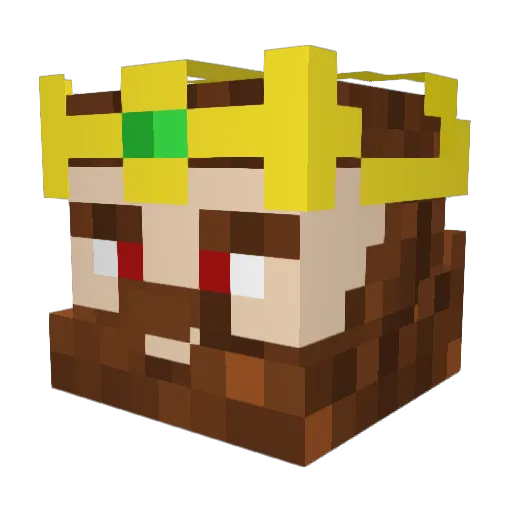 SharpAntelope61 Minecraft avatar head, 3D render