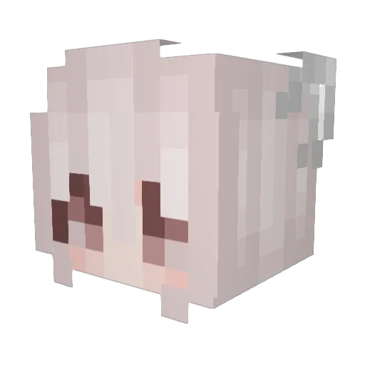 SharpIIIFire2 Minecraft avatar head, 3D render