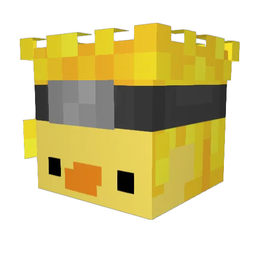 SharpTOOTHH Minecraft avatar head, 3D render