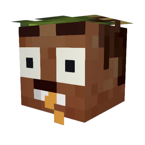 SharpWharf27267 Minecraft avatar head, 3D render