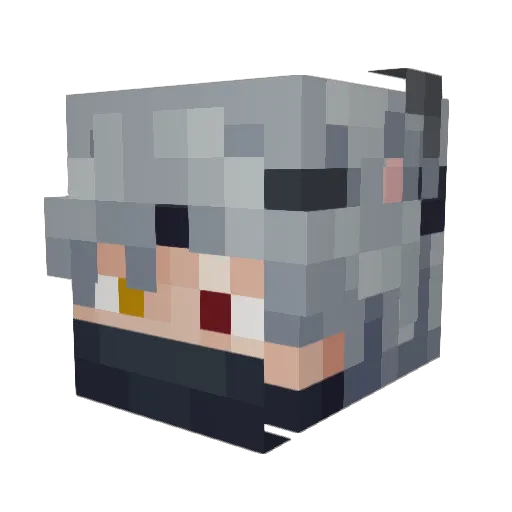 Sharpestcrumb12 Minecraft avatar head, 3D render