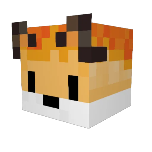 Sharpfang1234 Minecraft avatar head, 3D render
