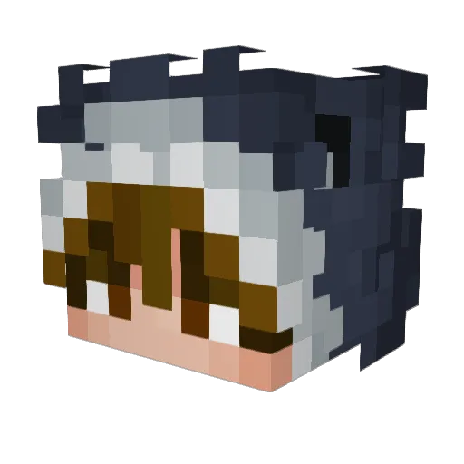 Sharpyman19 Minecraft avatar head, 3D render