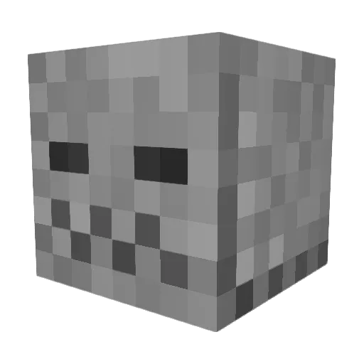 Sharyxxx Minecraft avatar head, 3D render