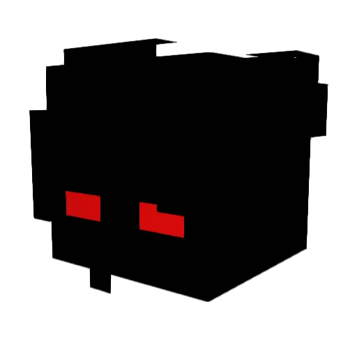 Shasheeb Minecraft avatar head, 3D render