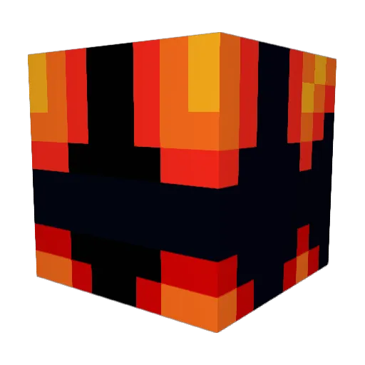 Shastamelons Minecraft avatar head, 3D render