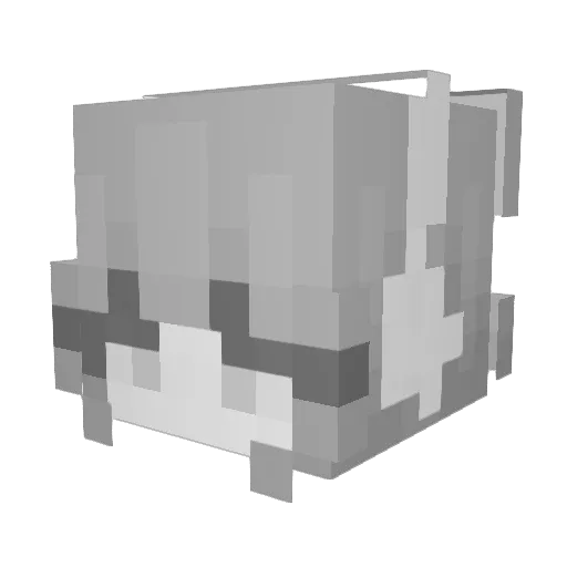 Shatha77 Minecraft avatar head, 3D render