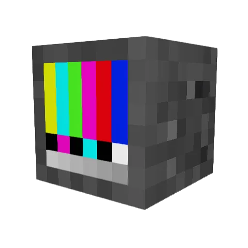Shatter404 Minecraft avatar head, 3D render