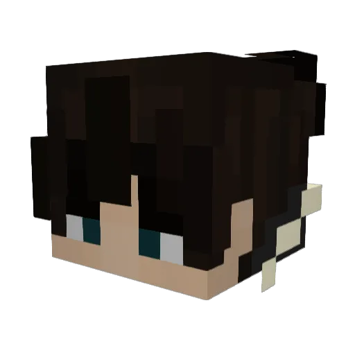 ShatterSLol Minecraft avatar head, 3D render