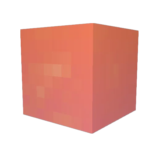 Shattre Minecraft avatar head, 3D render