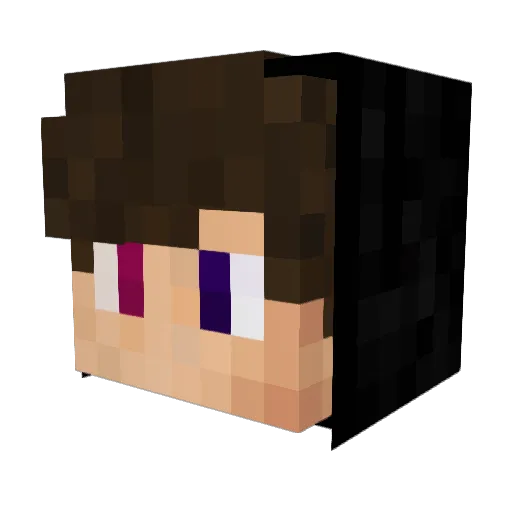 Shaum_IT Minecraft avatar head, 3D render