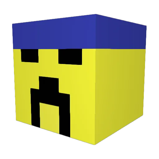 ShaunDeDude Minecraft avatar head, 3D render