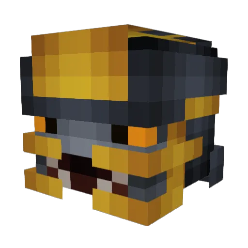 ShaunRian Minecraft avatar head, 3D render