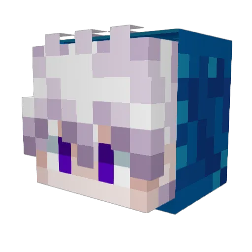 Shauna1306 Minecraft avatar head, 3D render
