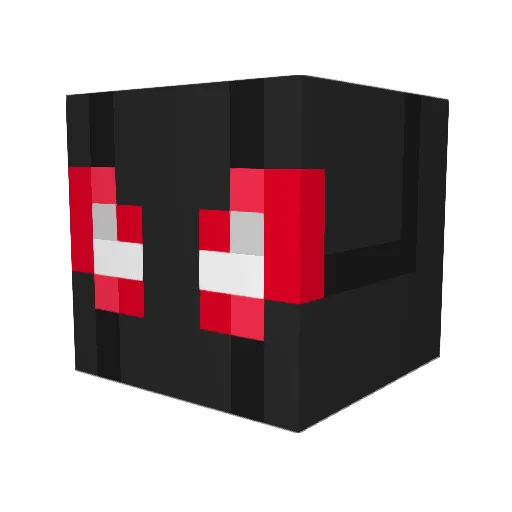 ShavenWolf Minecraft avatar head, 3D render
