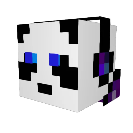 Shavvvy Minecraft avatar head, 3D render