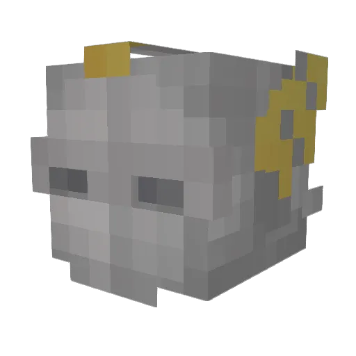 Shawarma34 Minecraft avatar head, 3D render